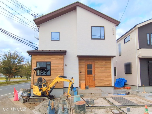 千葉県柏市柏の葉５丁目の新築戸建て外構写真 2025年11月19日撮影