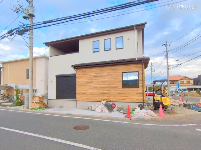 千葉県柏市柏の葉５丁目の新築戸建て外構写真 2025年11月19日撮影