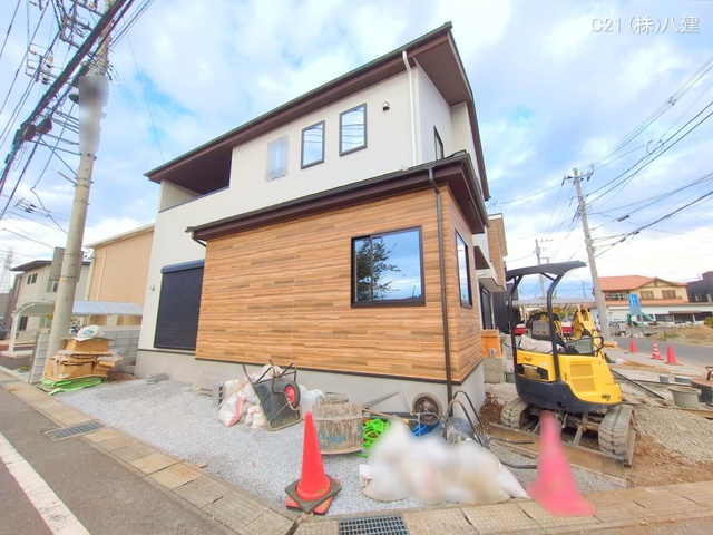 千葉県柏市柏の葉５丁目の新築戸建て外構写真 2025年11月19日撮影