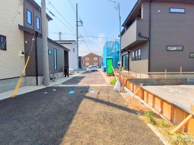 千葉県柏市花野井の新築戸建て基礎写真 2025年8月26日撮影