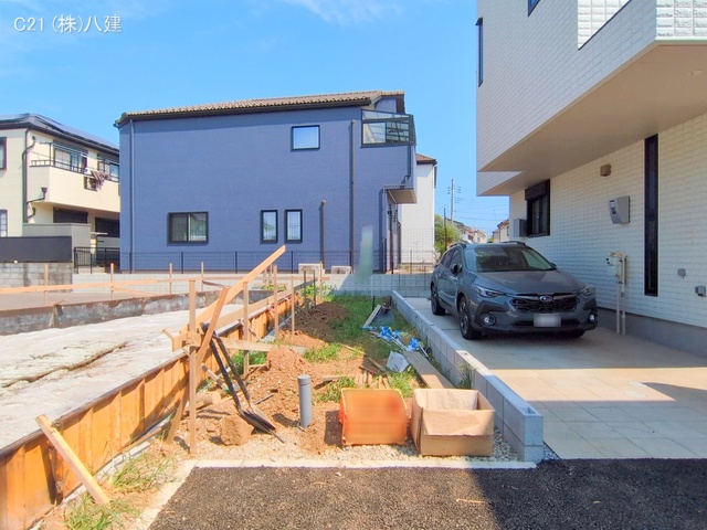 千葉県柏市花野井の新築戸建て基礎写真 2025年8月26日撮影