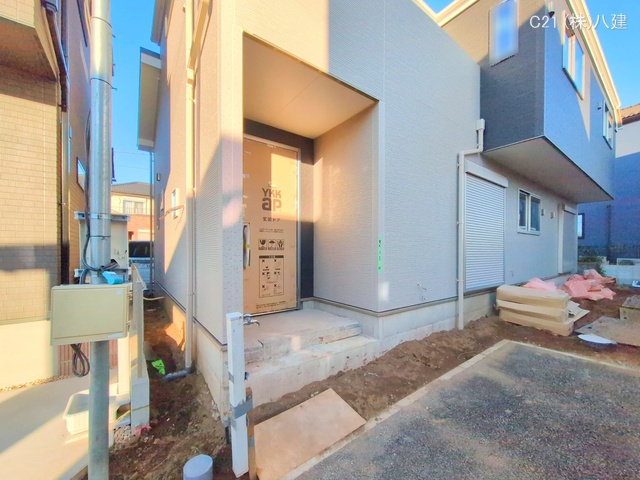 千葉県柏市花野井の新築戸建て外構写真 2025年11月18日撮影