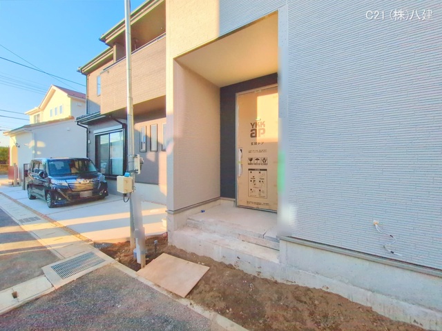 千葉県柏市花野井の新築戸建て外構写真 2025年11月18日撮影