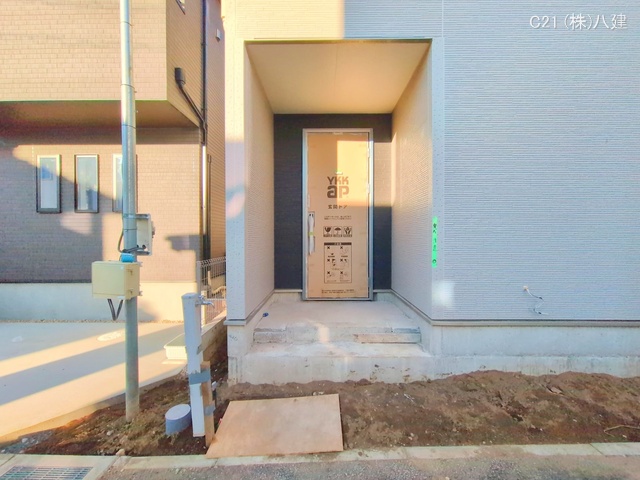 千葉県柏市花野井の新築戸建て外構写真 2025年11月18日撮影