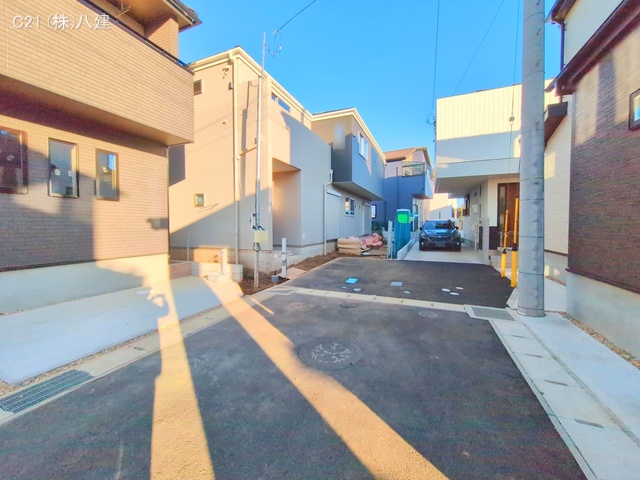 千葉県柏市花野井の新築戸建て外構写真 2025年11月18日撮影