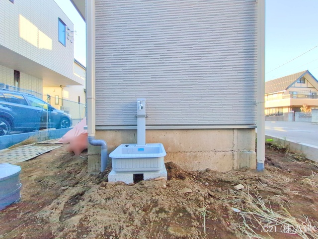 千葉県柏市花野井の新築戸建て外構写真 2025年11月18日撮影