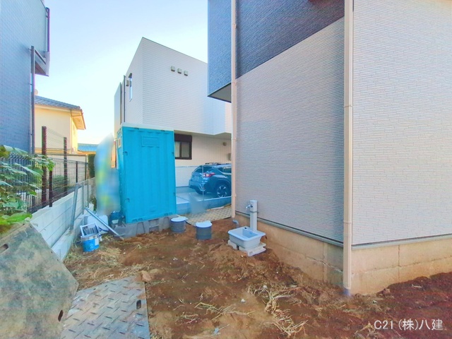 千葉県柏市花野井の新築戸建て外構写真 2025年11月18日撮影