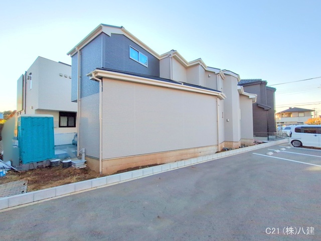 千葉県柏市花野井の新築戸建て外構写真 2025年11月18日撮影