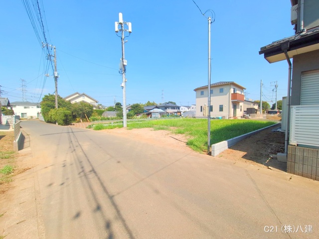 千葉県柏市大室の新築戸建て更地・土地写真 2025年8月31日撮影