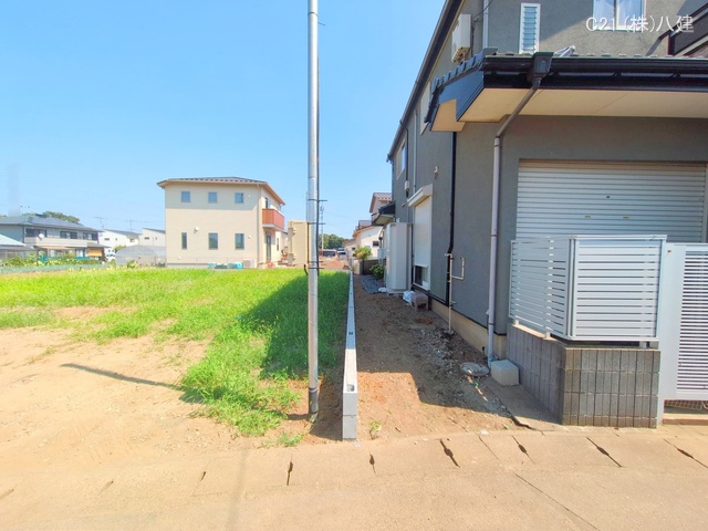 千葉県柏市大室の新築戸建て更地・土地写真 2025年8月31日撮影