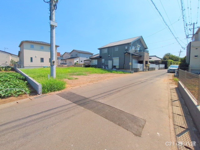 千葉県柏市大室の新築戸建て更地・土地写真 2025年8月31日撮影