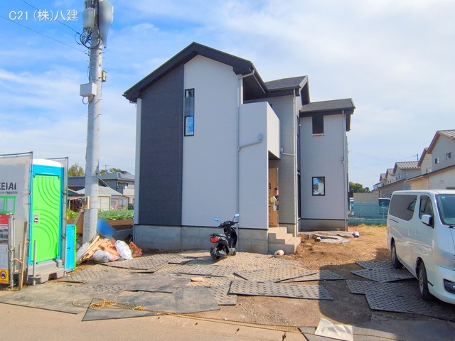 千葉県柏市大室の新築戸建て外構写真 2025年10月28日撮影