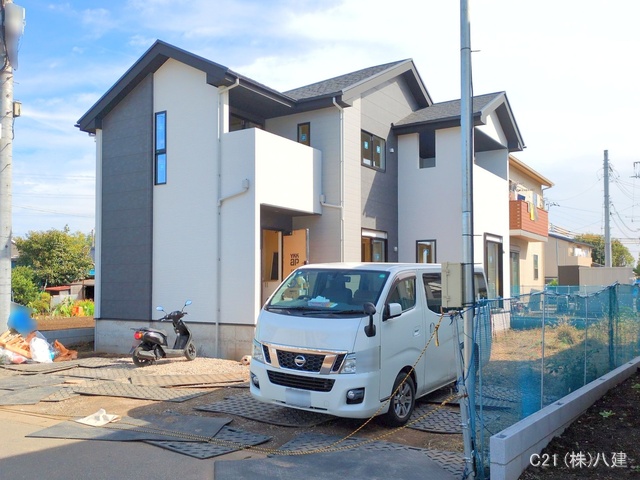 千葉県柏市大室の新築戸建て外構写真 2025年10月28日撮影