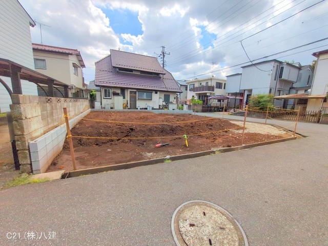 千葉県柏市加賀２丁目の新築戸建て更地・土地写真 2025年9月10日撮影