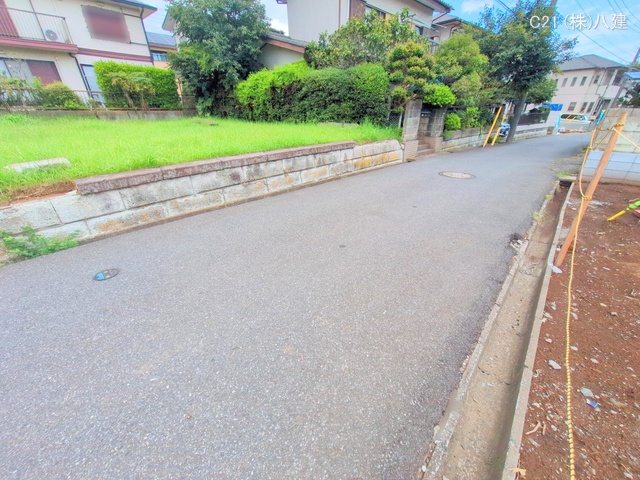 千葉県柏市加賀２丁目の新築戸建て更地・土地写真 2025年9月10日撮影