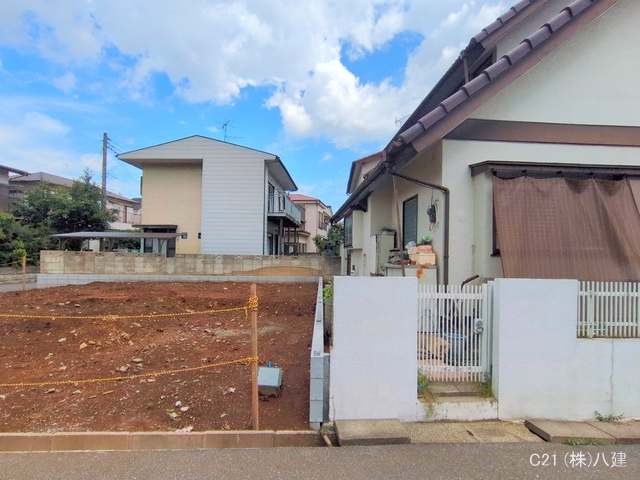 千葉県柏市加賀２丁目の新築戸建て更地・土地写真 2025年9月10日撮影