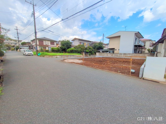 千葉県柏市加賀２丁目の新築戸建て更地・土地写真 2025年9月10日撮影