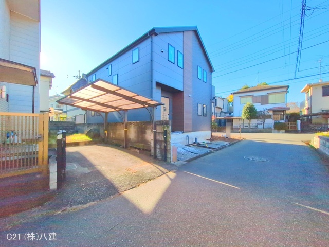 千葉県柏市加賀２丁目の新築戸建て外構写真 2025年11月18日撮影