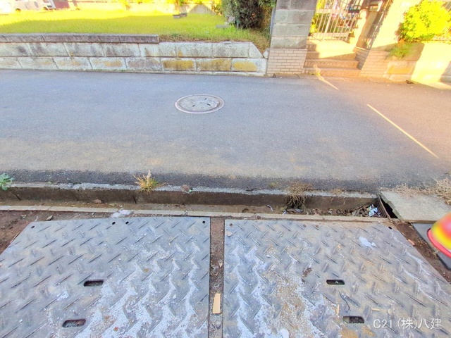 千葉県柏市加賀２丁目の新築戸建て外構写真 2025年11月18日撮影