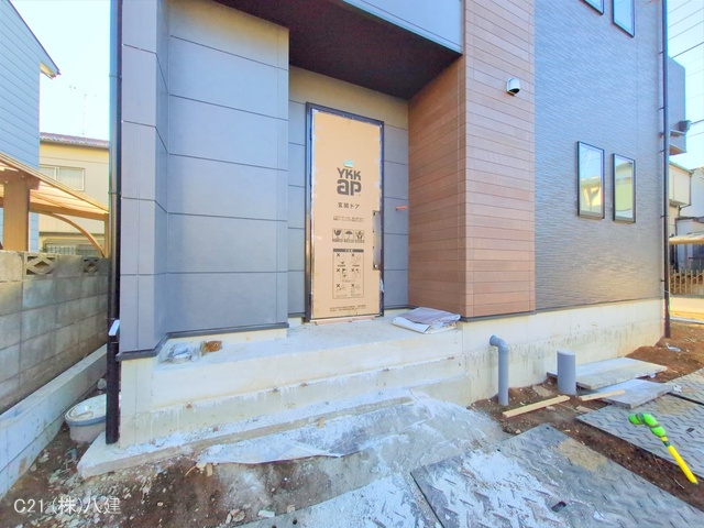 千葉県柏市加賀２丁目の新築戸建て外構写真 2025年11月18日撮影