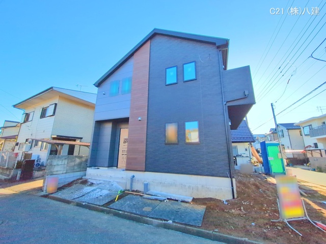 千葉県柏市加賀２丁目の新築戸建て外構写真 2025年11月18日撮影