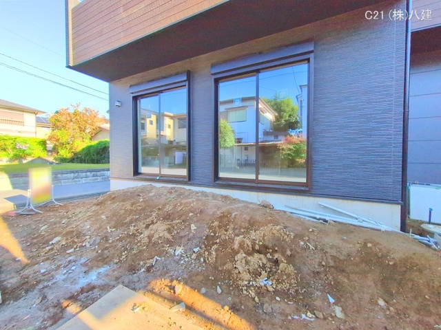 千葉県柏市加賀２丁目の新築戸建て外構写真 2025年11月18日撮影