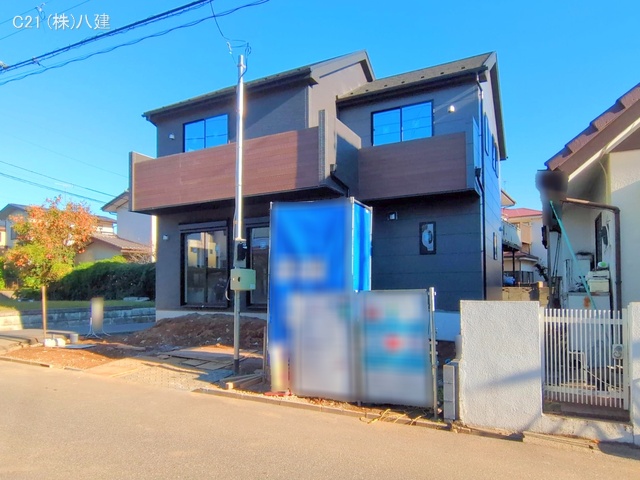 千葉県柏市加賀２丁目の新築戸建て外構写真 2025年11月18日撮影