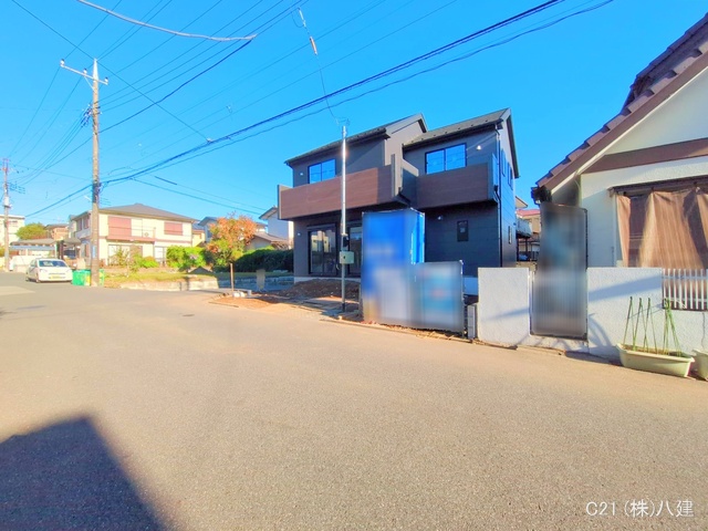 千葉県柏市加賀２丁目の新築戸建て外構写真 2025年11月18日撮影