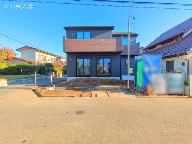 千葉県柏市加賀２丁目の新築戸建て外構写真 2025年11月18日撮影