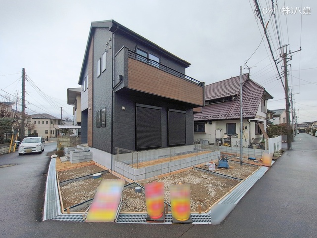 千葉県柏市加賀２丁目の新築戸建て外構写真 2026年1月6日撮影
