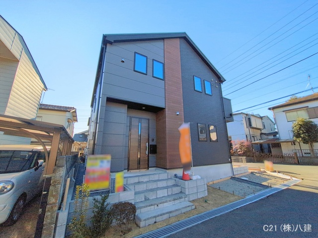千葉県柏市加賀２丁目の新築戸建て外構写真 2026年1月22日撮影