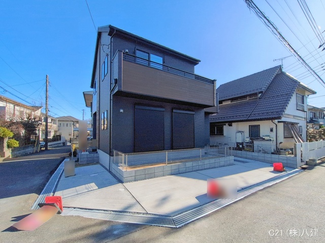 千葉県柏市加賀２丁目の新築戸建て完成写真 2026年2月18日撮影