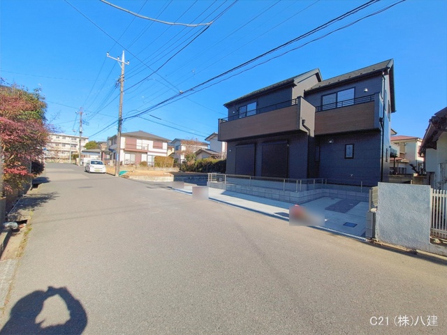 千葉県柏市加賀２丁目の新築戸建て完成写真 2026年2月18日撮影