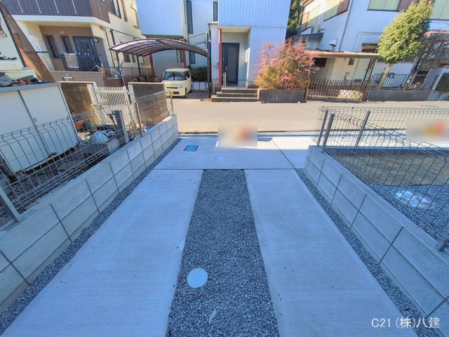 千葉県柏市加賀２丁目の新築戸建て完成写真 2026年2月18日撮影