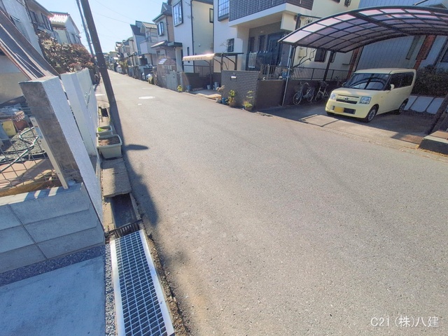 千葉県柏市加賀２丁目の新築戸建て完成写真 2026年2月18日撮影