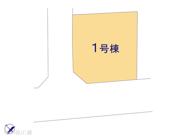 千葉県柏市加賀２丁目の新築戸建て全体区画図 ※図面と異なる場合は現況を優先