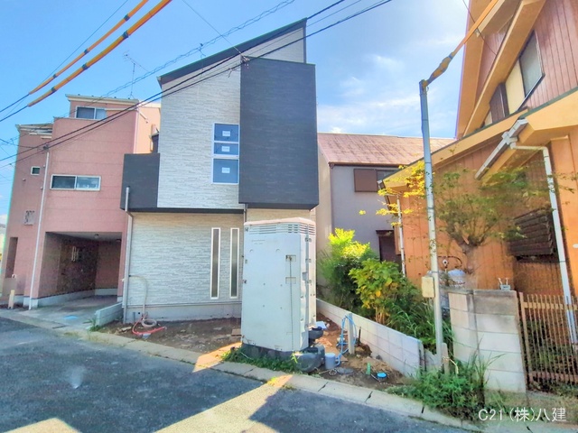 千葉県流山市平和台４丁目の新築戸建て外構写真 2025年9月25日撮影