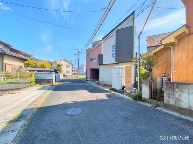 千葉県流山市平和台４丁目の新築戸建て外構写真 2025年9月25日撮影