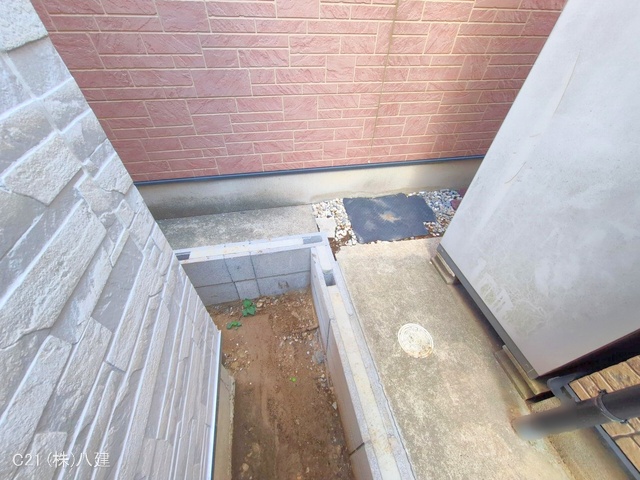 千葉県流山市平和台４丁目の新築戸建て外構写真 2025年9月25日撮影