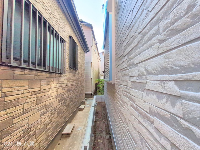 千葉県流山市平和台４丁目の新築戸建て外構写真 2025年9月25日撮影