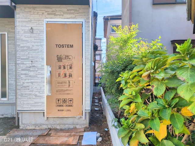 千葉県流山市平和台４丁目の新築戸建て外構写真 2025年9月25日撮影