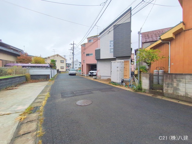 千葉県流山市平和台４丁目の新築戸建て外構写真 2025年10月14日撮影