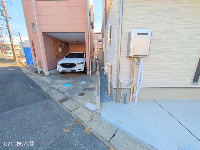 千葉県流山市平和台４丁目の新築戸建て完成写真 2025年12月9日撮影