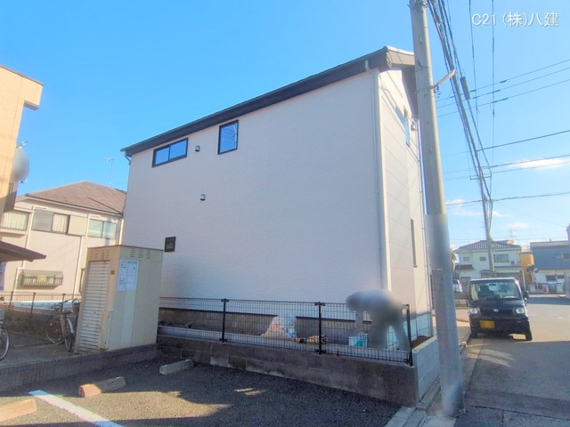 千葉県柏市みどり台2丁目の新築戸建て外構写真 2025年12月16日撮影