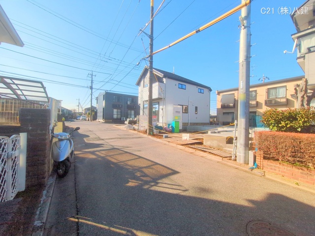 千葉県柏市みどり台2丁目の新築戸建て外構写真 2025年12月16日撮影