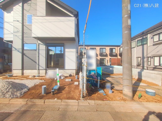 千葉県柏市みどり台2丁目の新築戸建て外構写真 2025年12月16日撮影