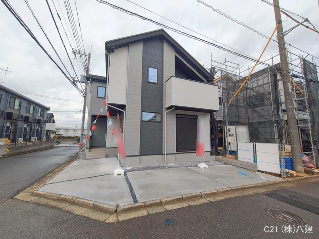 千葉県柏市みどり台2丁目の新築戸建て完成写真 2026年1月6日撮影