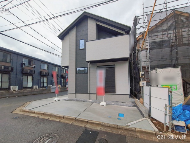 千葉県柏市みどり台2丁目の新築戸建て完成写真 2026年1月6日撮影