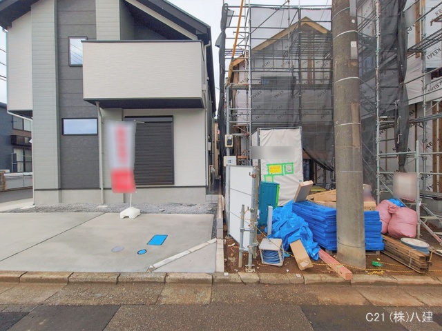 千葉県柏市みどり台2丁目の新築戸建て完成写真 2026年1月6日撮影