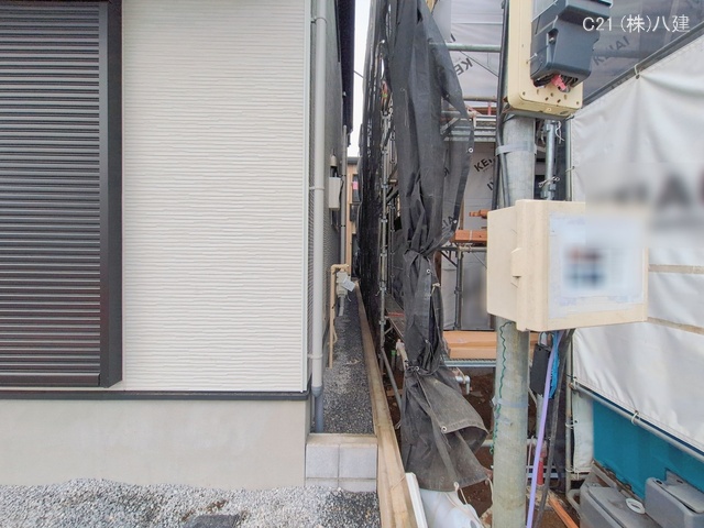 千葉県柏市みどり台2丁目の新築戸建て完成写真 2026年1月6日撮影